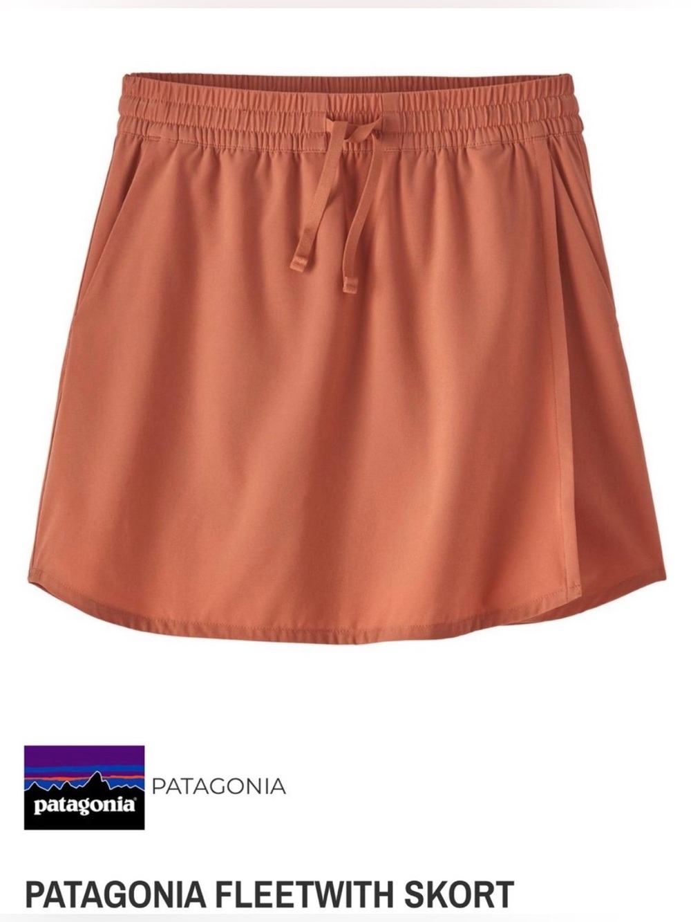 Patagonia Fleetwith Skort in Sienna Clay - Picture 9 of 10